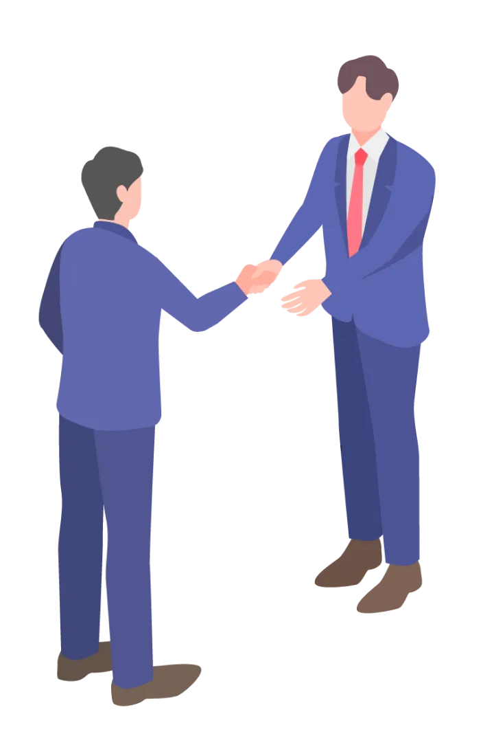 面接をイメージしたイラスト